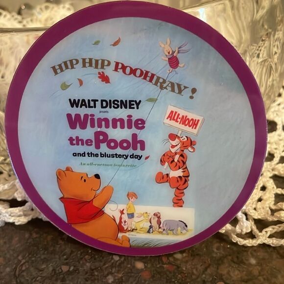Disney D23 Exclusive Winnie the Pooh set of 4 coasters and storage tin - Picture 5 of 7